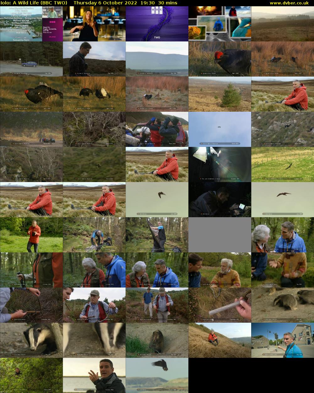 Iolo: A Wild Life (BBC TWO) Thursday 6 October 2022 19:30 - 20:00