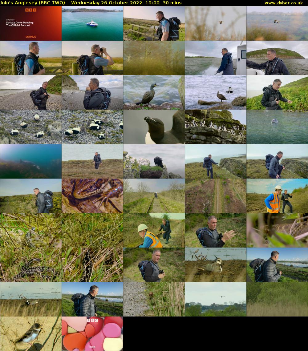 Iolo's Anglesey (BBC TWO) Wednesday 26 October 2022 19:00 - 19:30