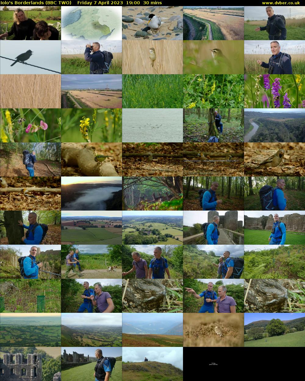 Iolo's Borderlands (BBC TWO) Friday 7 April 2023 19:00 - 19:30