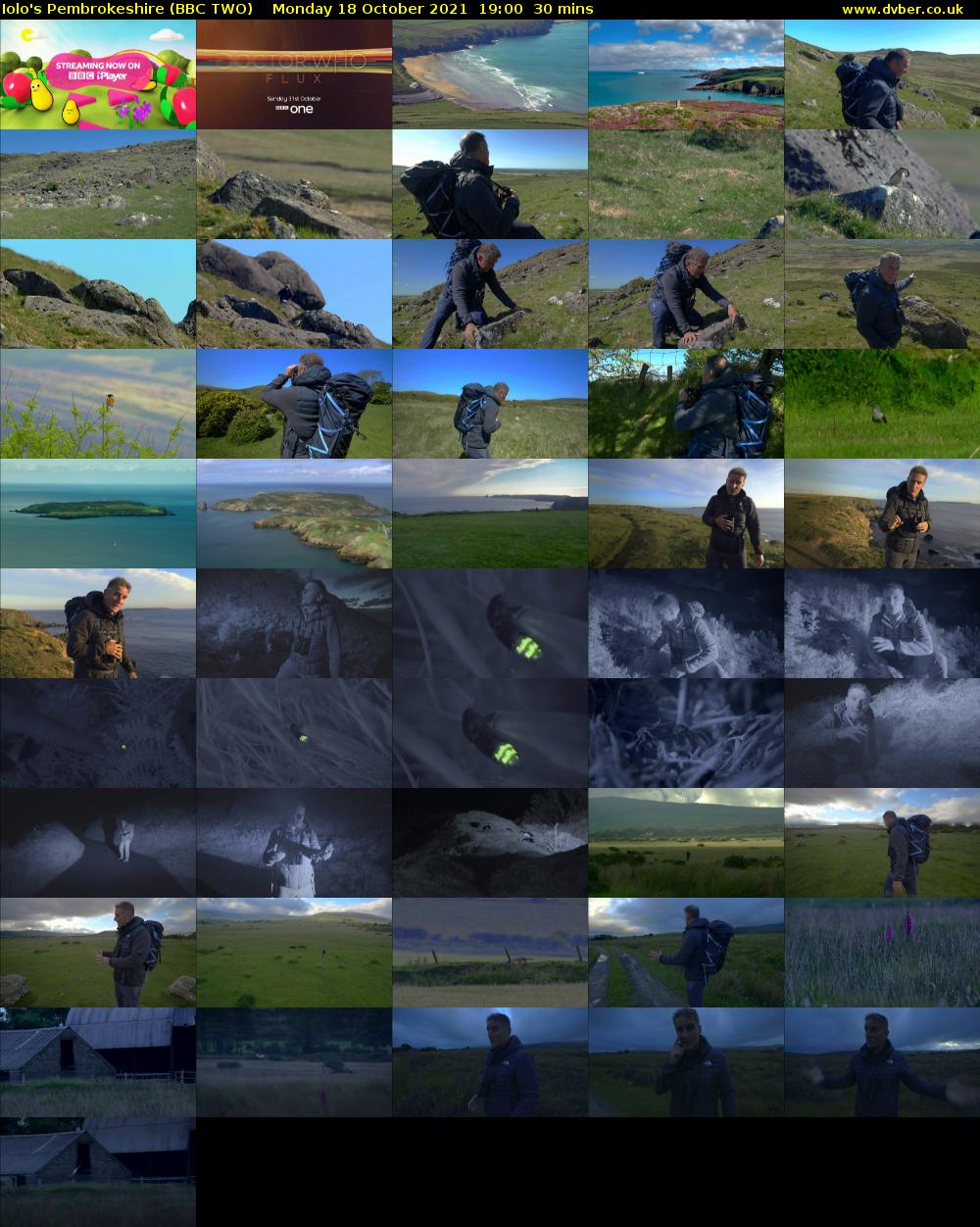 Iolo's Pembrokeshire (BBC TWO) Monday 18 October 2021 19:00 - 19:30