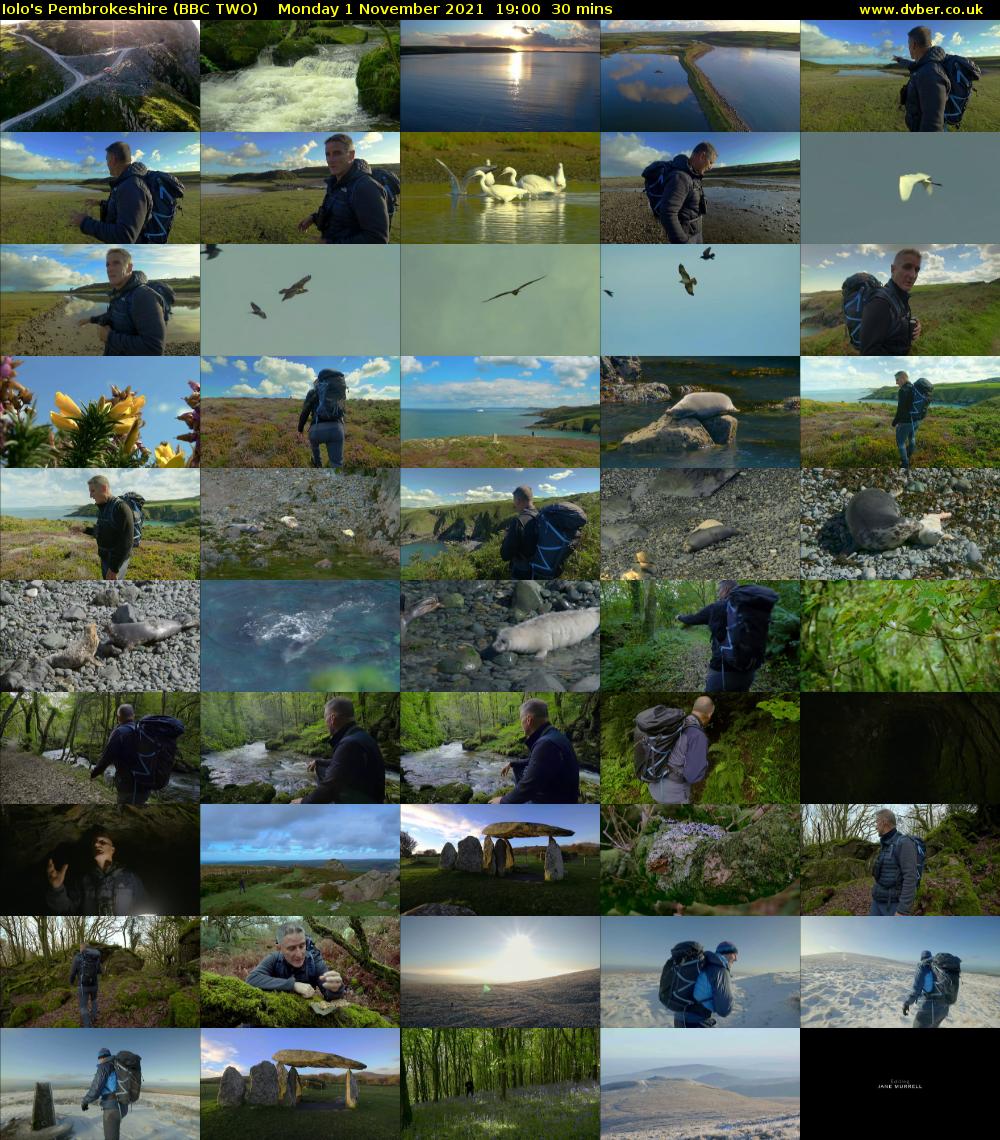 Iolo's Pembrokeshire (BBC TWO) Monday 1 November 2021 19:00 - 19:30