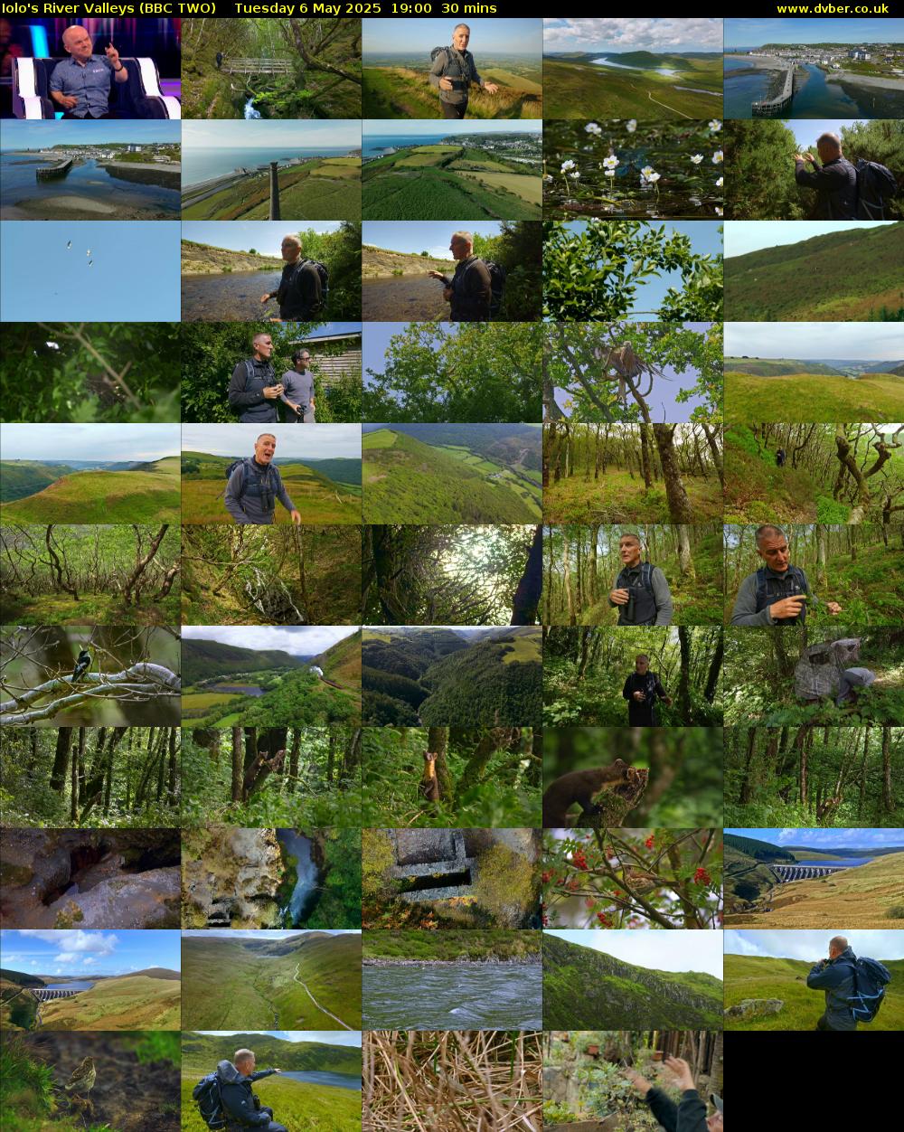 Iolo's River Valleys (BBC TWO) Tuesday 6 May 2025 19:00 - 19:30