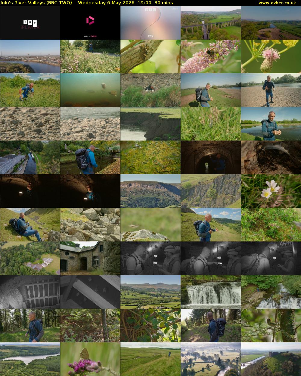 Iolo's River Valleys (BBC TWO) Wednesday 6 May 2026 19:00 - 19:30