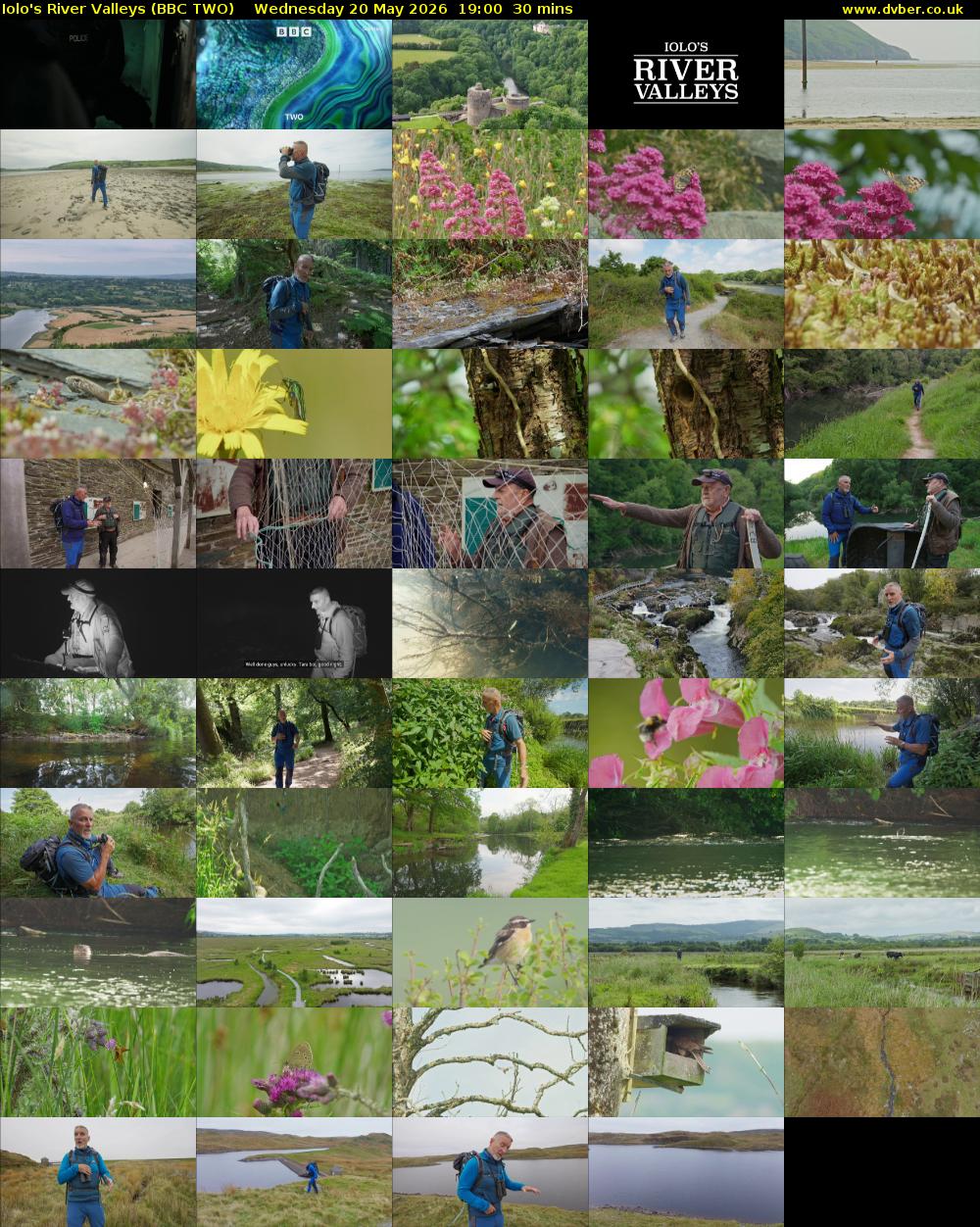 Iolo's River Valleys (BBC TWO) Wednesday 20 May 2026 19:00 - 19:30