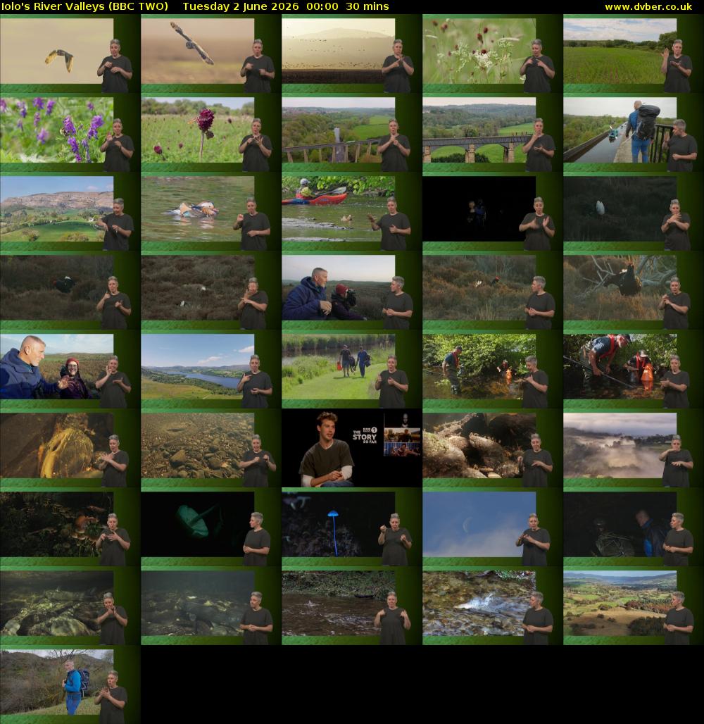 Iolo's River Valleys (BBC TWO) Tuesday 2 June 2026 00:00 - 00:30