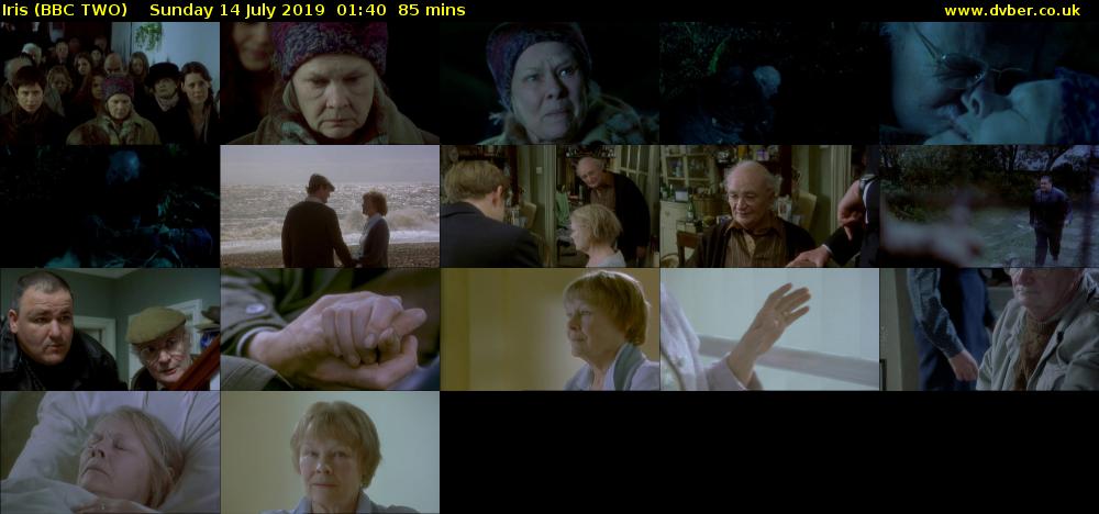 Iris (BBC TWO) Sunday 14 July 2019 01:40 - 03:05