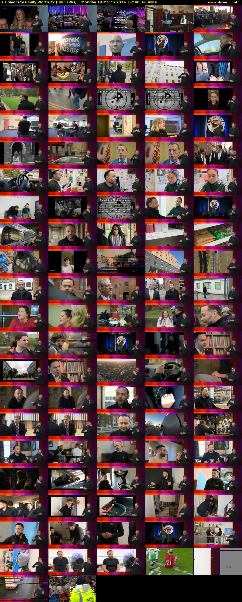 Is University Really Worth It? (BBC TWO) Monday 18 March 2024 02:40 - 03:40