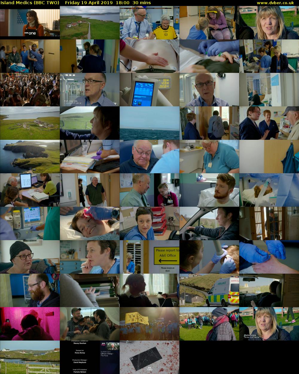 Island Medics (BBC TWO) Friday 19 April 2019 18:00 - 18:30