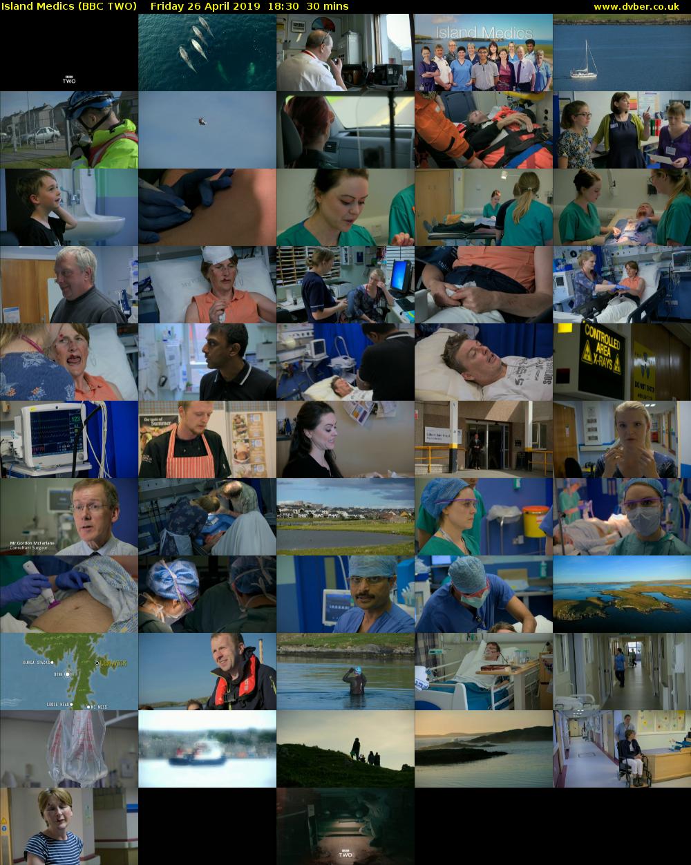 Island Medics (BBC TWO) Friday 26 April 2019 18:30 - 19:00