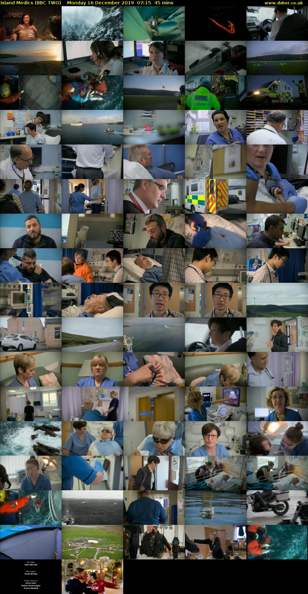 Island Medics (BBC TWO) Monday 16 December 2019 07:15 - 08:00