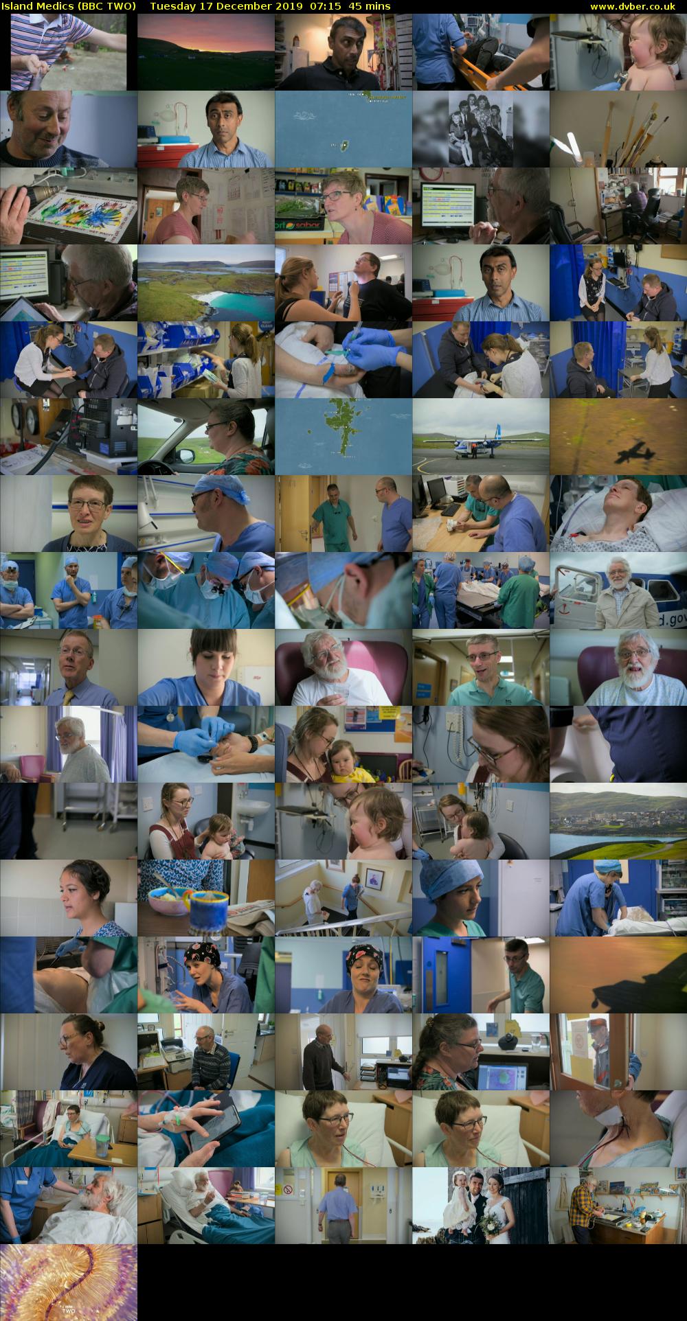 Island Medics (BBC TWO) Tuesday 17 December 2019 07:15 - 08:00