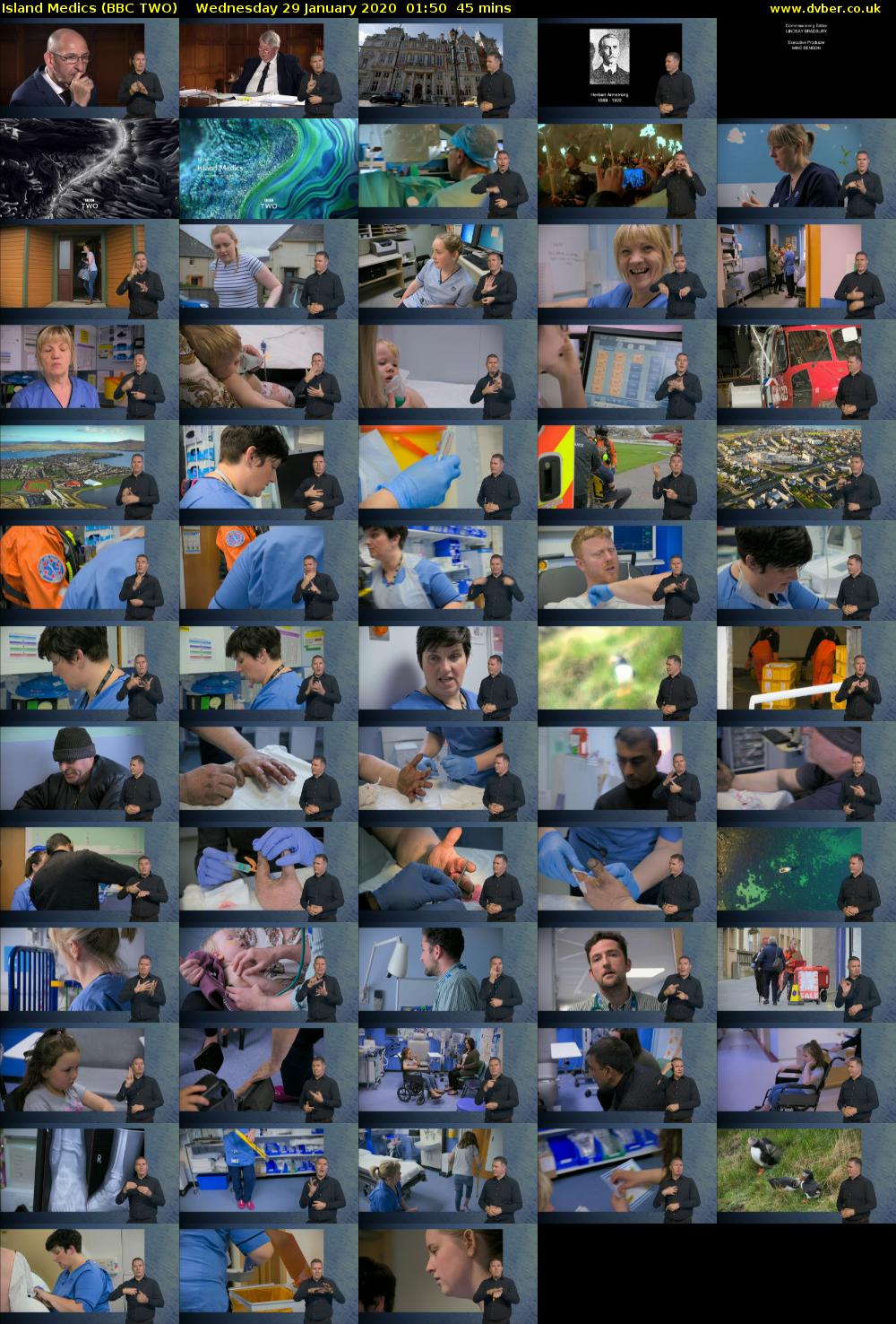 Island Medics (BBC TWO) Wednesday 29 January 2020 01:50 - 02:35