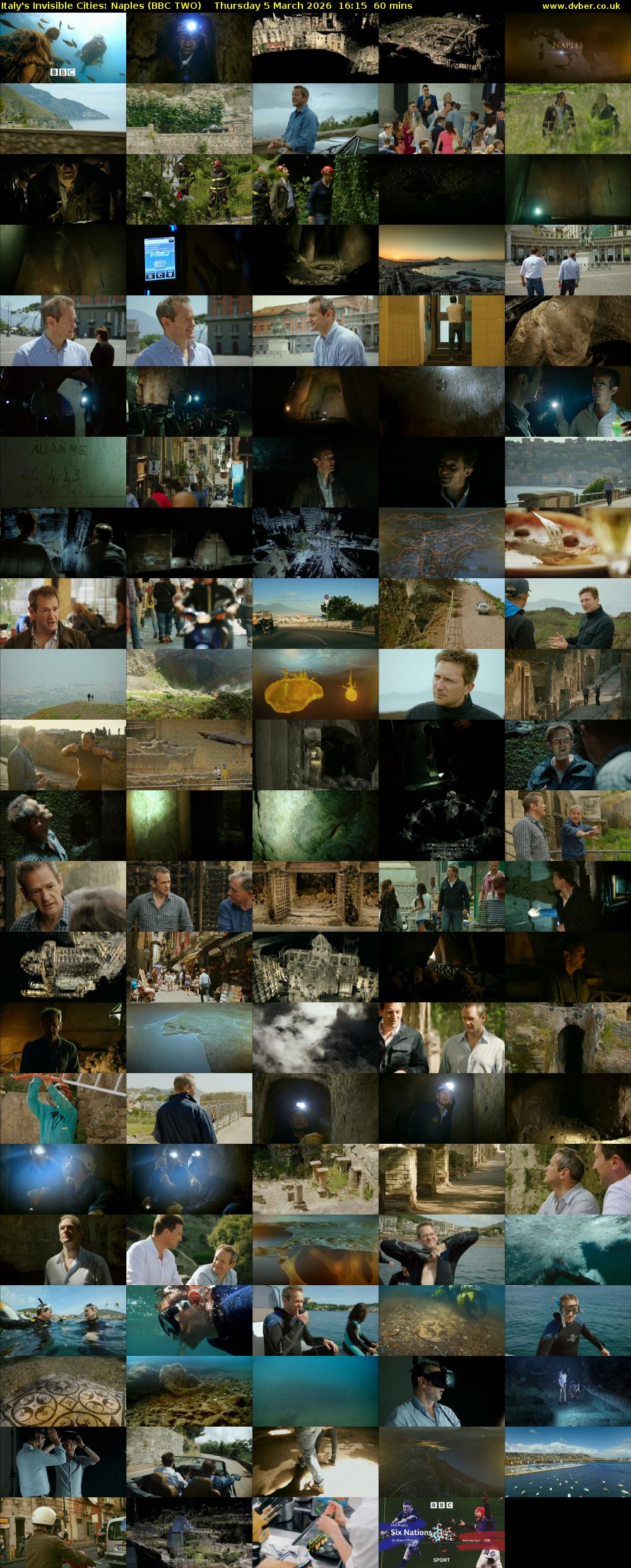 Italy's Invisible Cities: Naples (BBC TWO) Thursday 5 March 2026 16:15 - 17:15