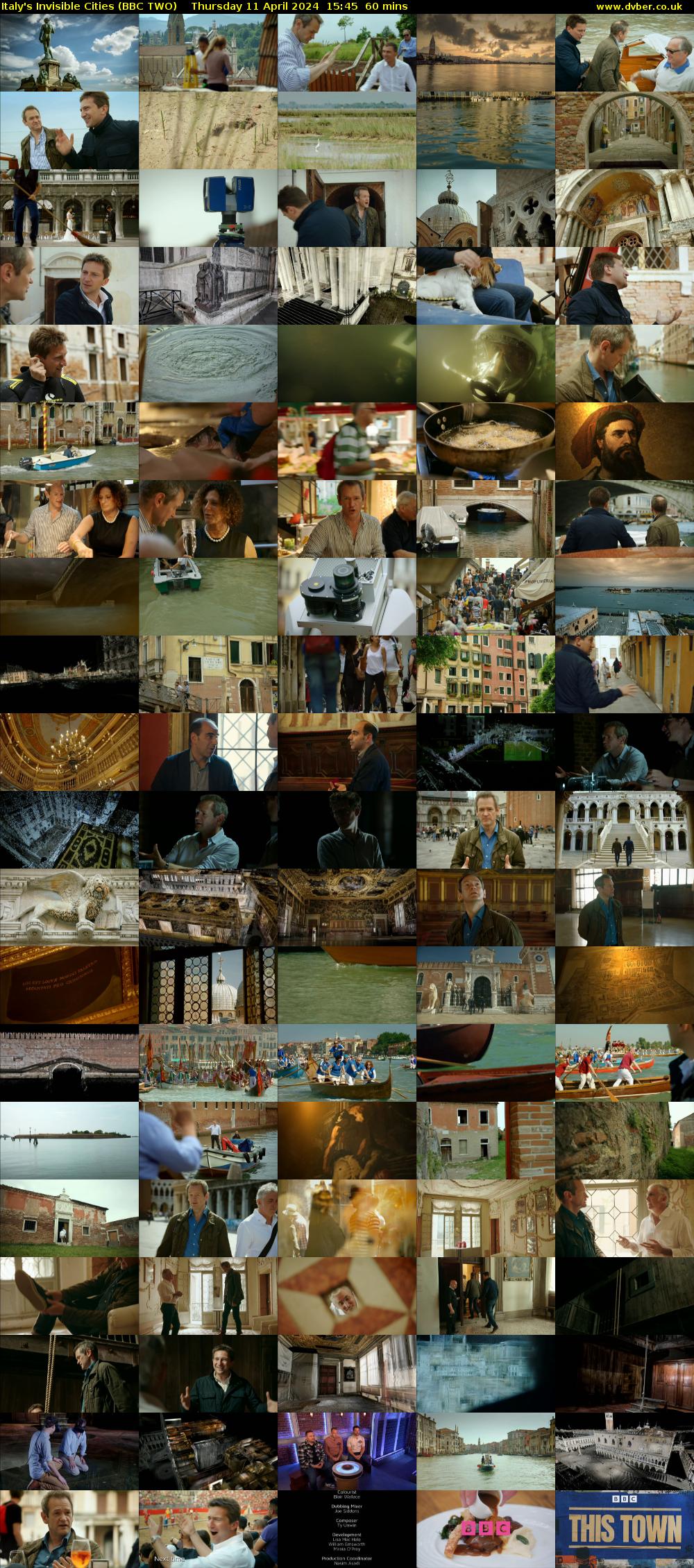 Italy's Invisible Cities (BBC TWO) Thursday 11 April 2024 15:45 - 16:45