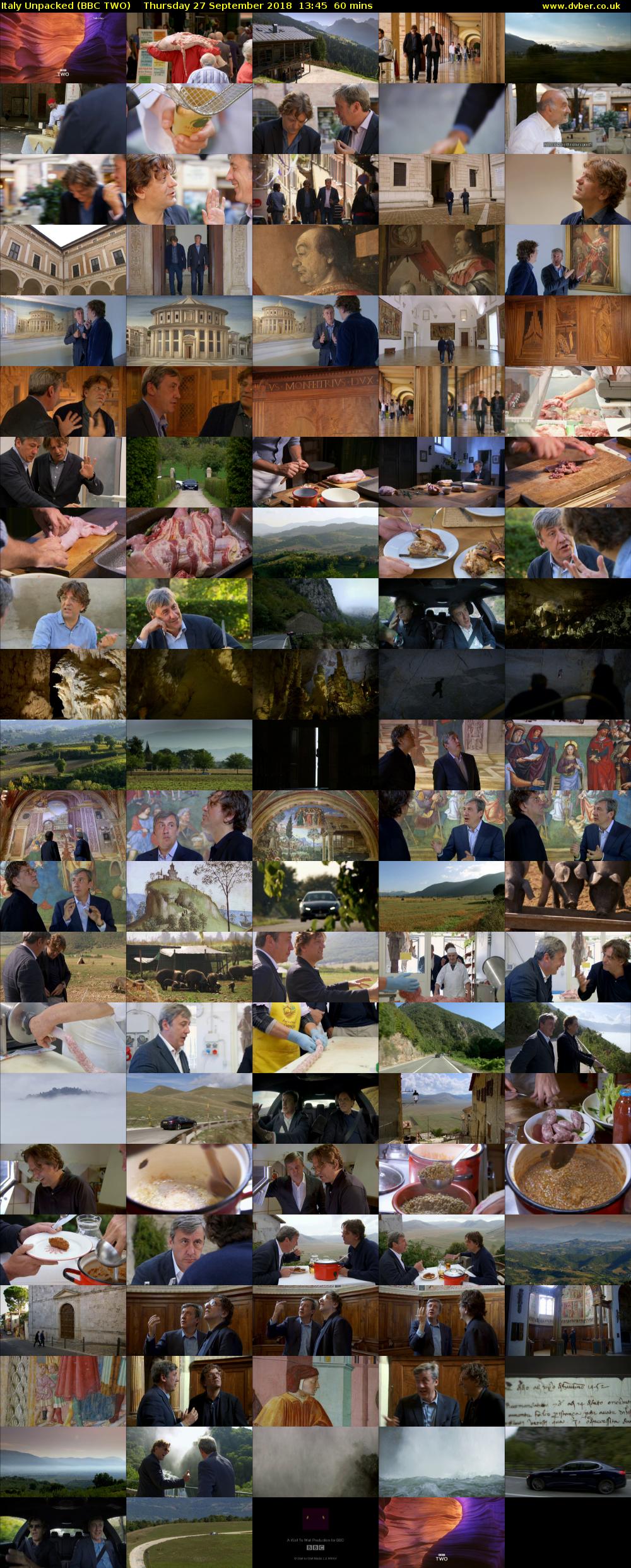 Italy Unpacked (BBC TWO) Thursday 27 September 2018 13:45 - 14:45
