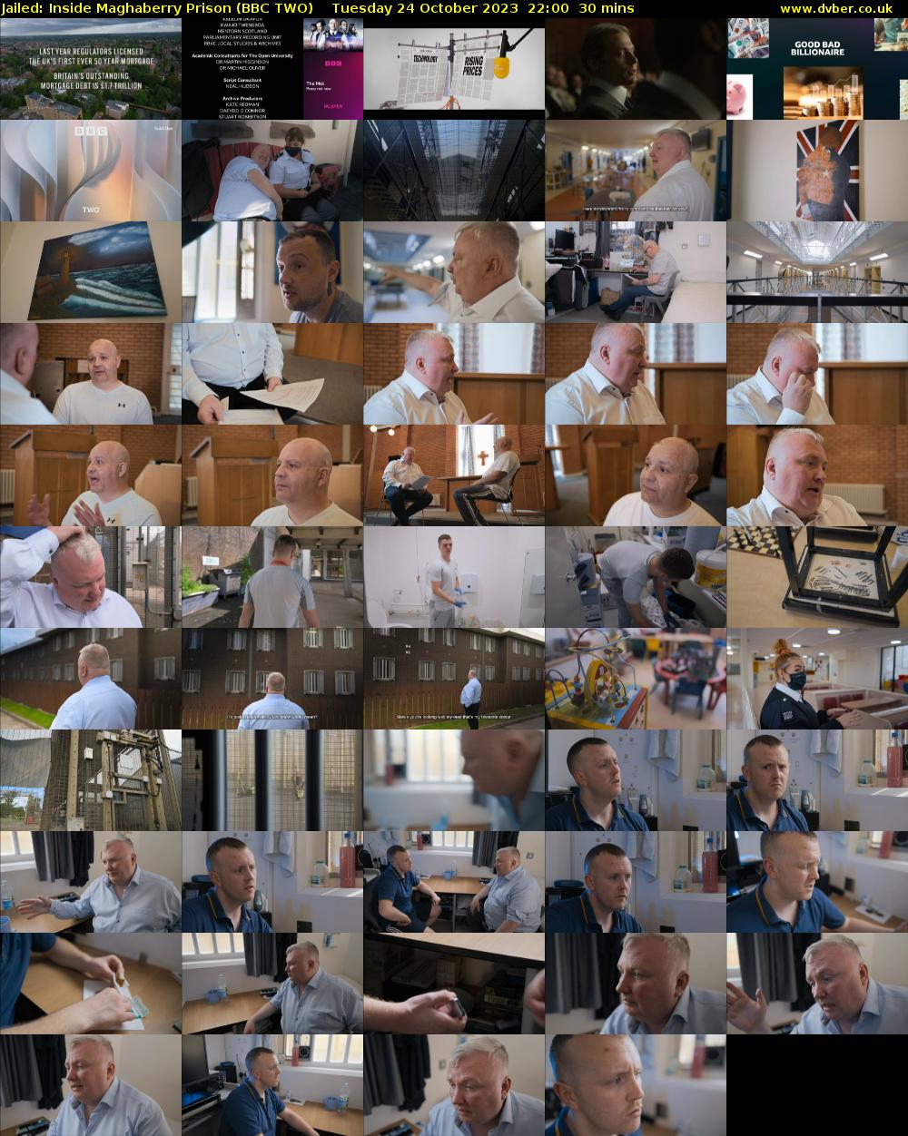 Jailed: Inside Maghaberry Prison (BBC TWO) Tuesday 24 October 2023 22:00 - 22:30