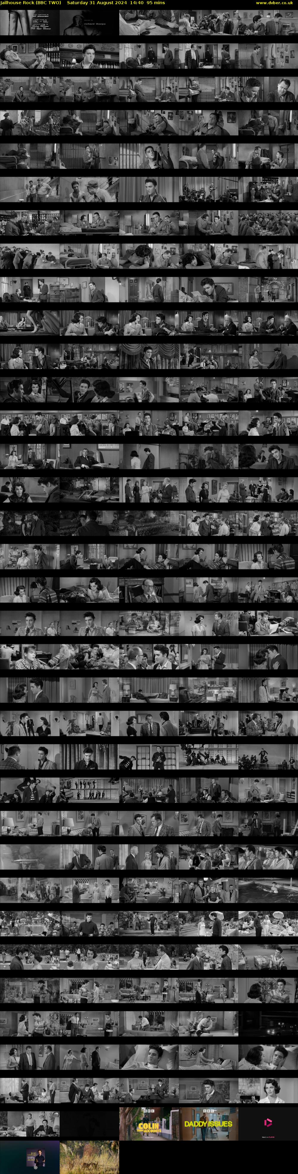 Jailhouse Rock (BBC TWO) Saturday 31 August 2024 14:40 - 16:15