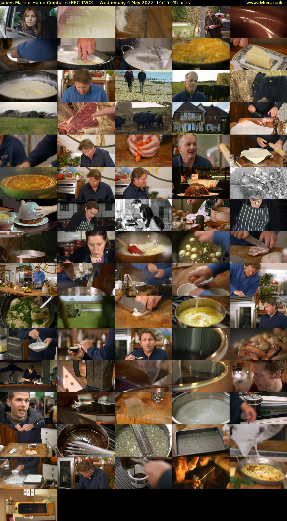 James Martin: Home Comforts (BBC TWO) Wednesday 4 May 2022 14:15 - 15:00