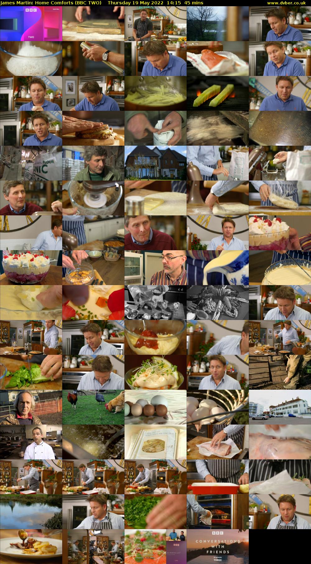 James Martin: Home Comforts (BBC TWO) Thursday 19 May 2022 14:15 - 15:00