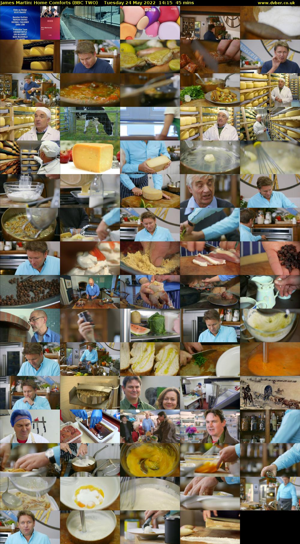 James Martin: Home Comforts (BBC TWO) Tuesday 24 May 2022 14:15 - 15:00