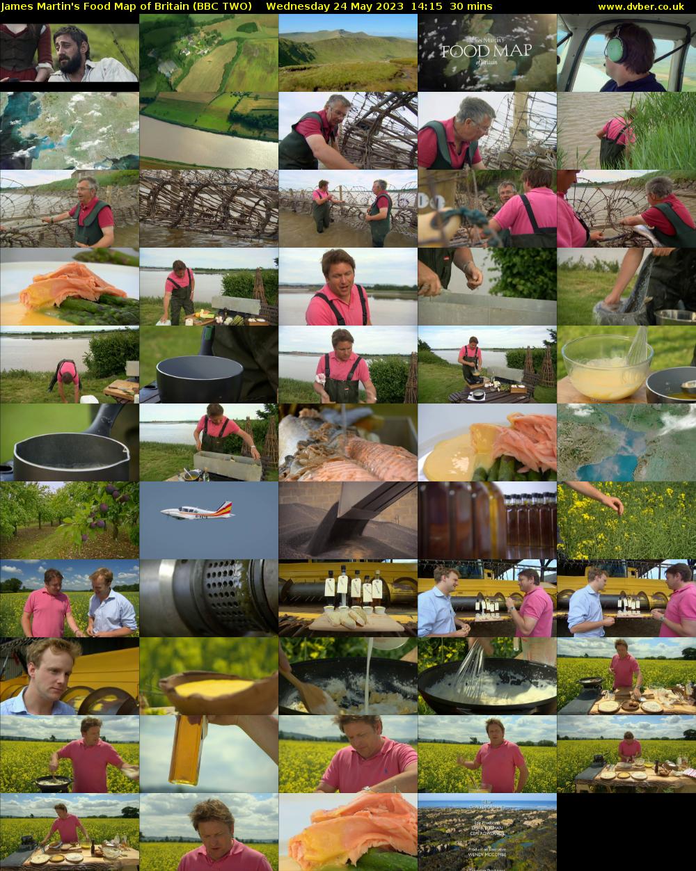 James Martin's Food Map of Britain (BBC TWO) Wednesday 24 May 2023 14:15 - 14:45