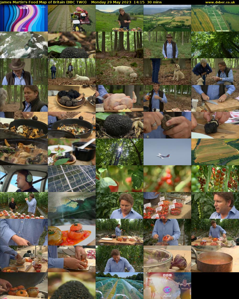 James Martin's Food Map of Britain (BBC TWO) Monday 29 May 2023 14:15 - 14:45