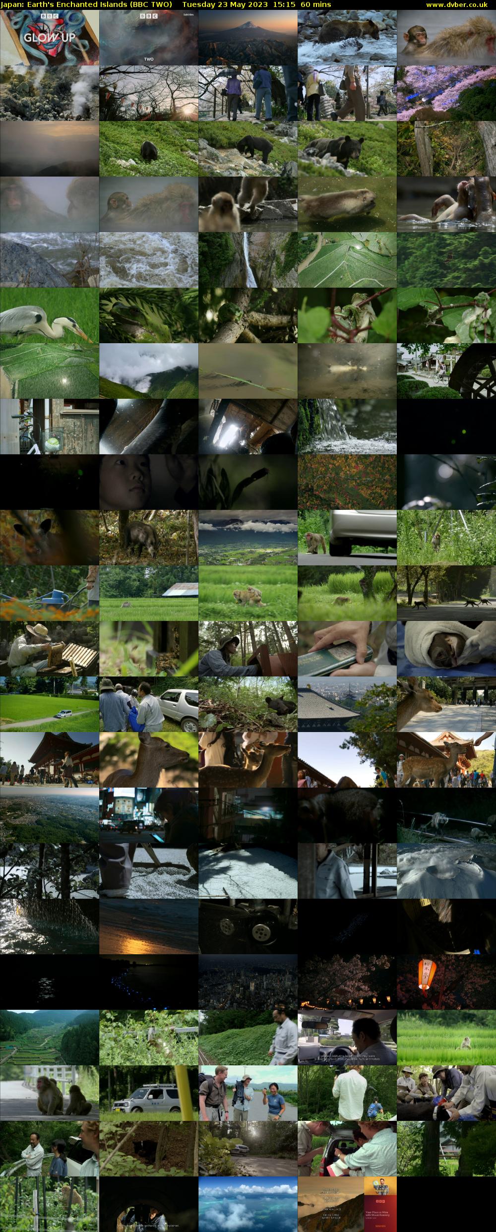 Japan: Earth's Enchanted Islands (BBC TWO) Tuesday 23 May 2023 15:15 - 16:15