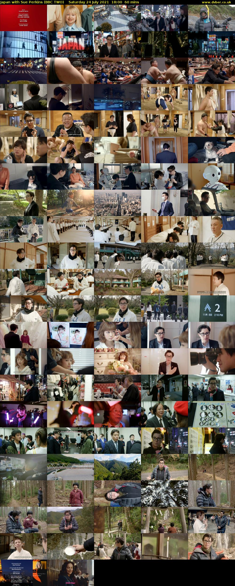 Japan with Sue Perkins (BBC TWO) Saturday 24 July 2021 18:00 - 19:00