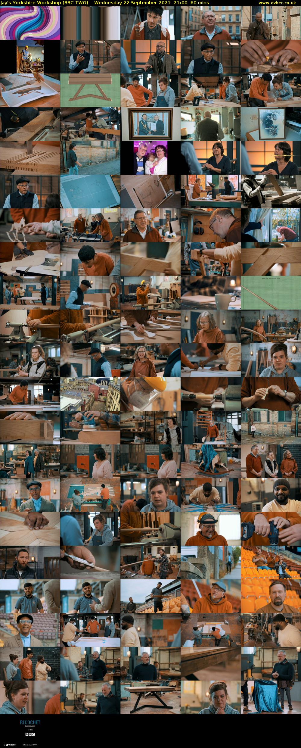 Jay's Yorkshire Workshop (BBC TWO) Wednesday 22 September 2021 21:00 - 22:00