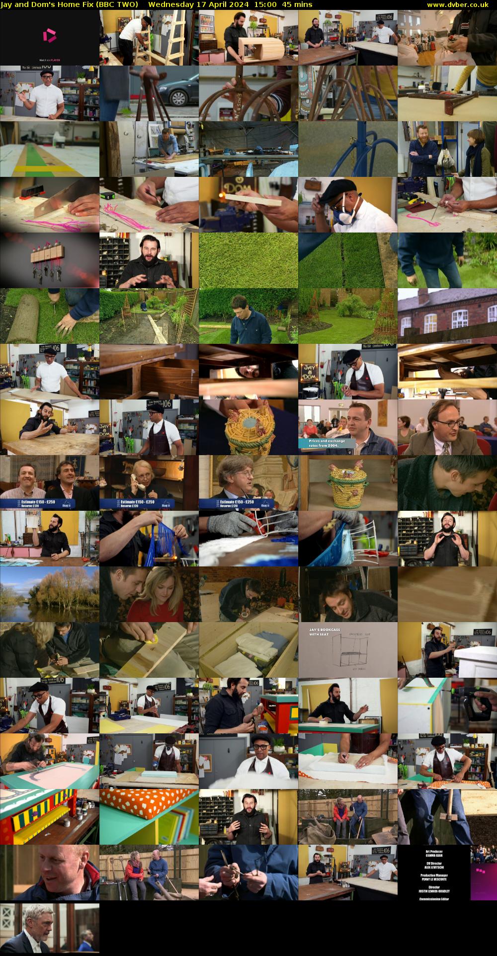 Jay and Dom's Home Fix (BBC TWO) Wednesday 17 April 2024 15:00 - 15:45