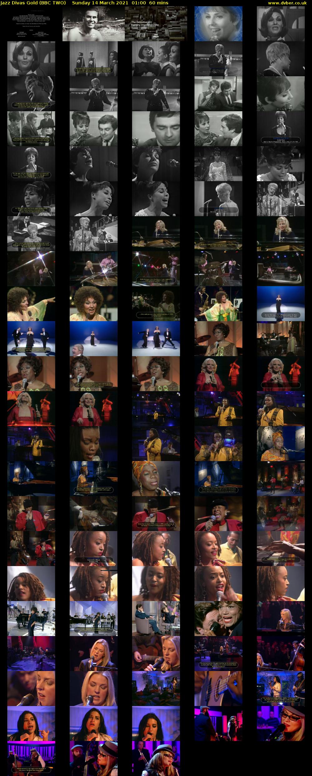 Jazz Divas Gold (BBC TWO) Sunday 14 March 2021 01:00 - 02:00
