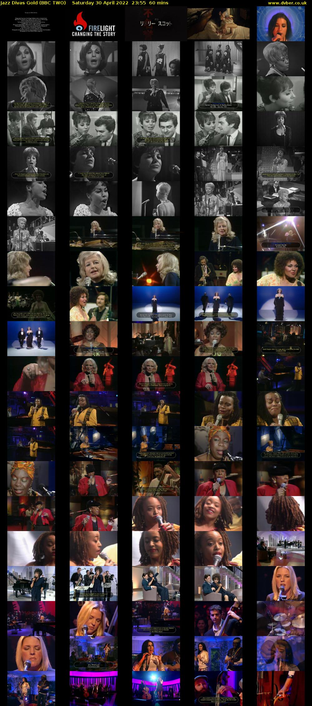 Jazz Divas Gold (BBC TWO) Saturday 30 April 2022 23:55 - 00:55