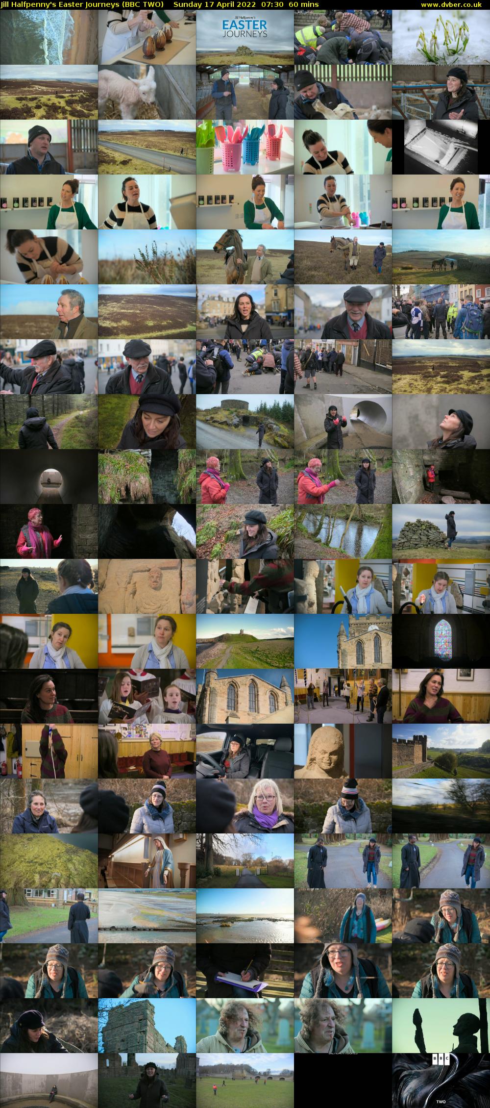 Jill Halfpenny's Easter Journeys (BBC TWO) Sunday 17 April 2022 07:30 - 08:30