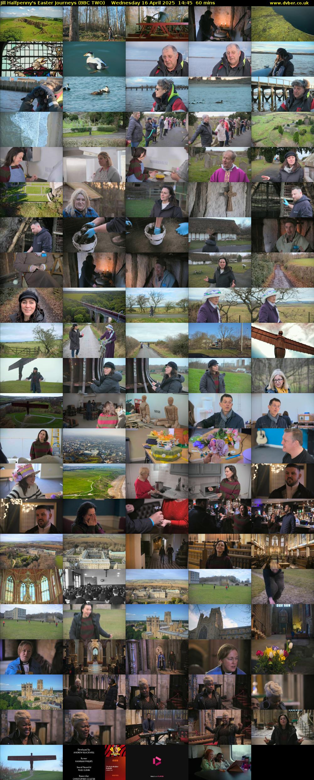 Jill Halfpenny's Easter Journeys (BBC TWO) Wednesday 16 April 2025 14:45 - 15:45