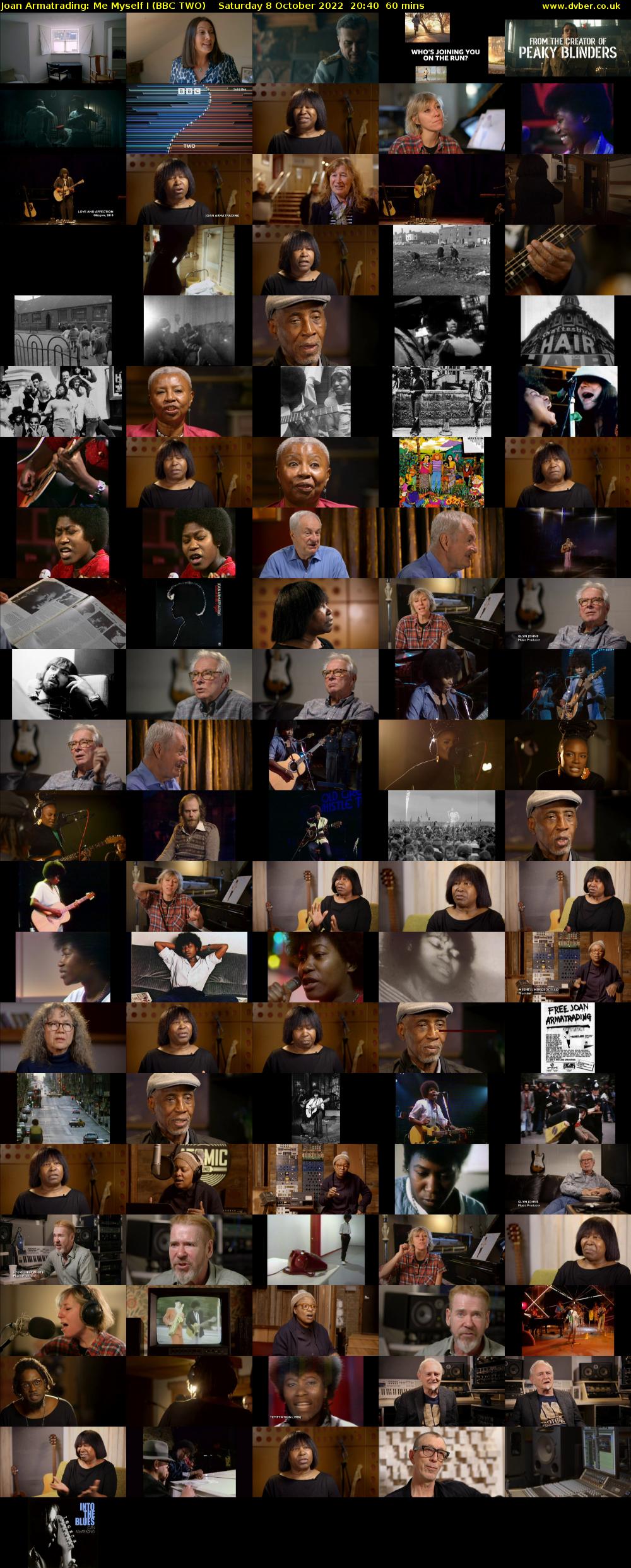 Joan Armatrading: Me Myself I (BBC TWO) Saturday 8 October 2022 20:40 - 21:40
