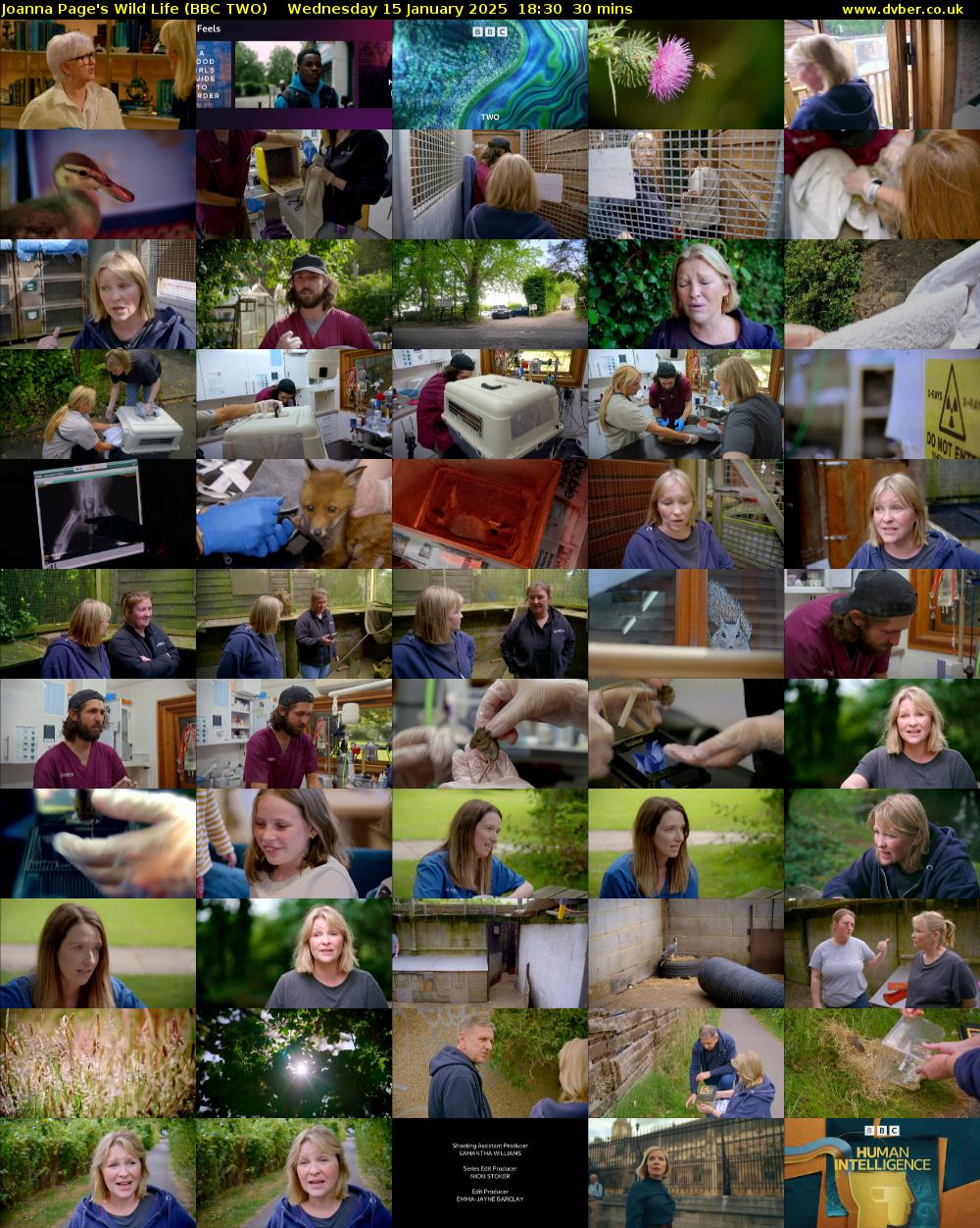 Joanna Page's Wild Life (BBC TWO) Wednesday 15 January 2025 18:30 - 19:00