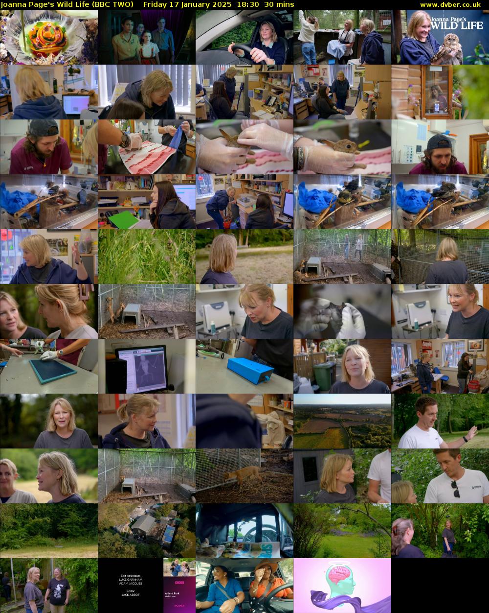 Joanna Page's Wild Life (BBC TWO) Friday 17 January 2025 18:30 - 19:00