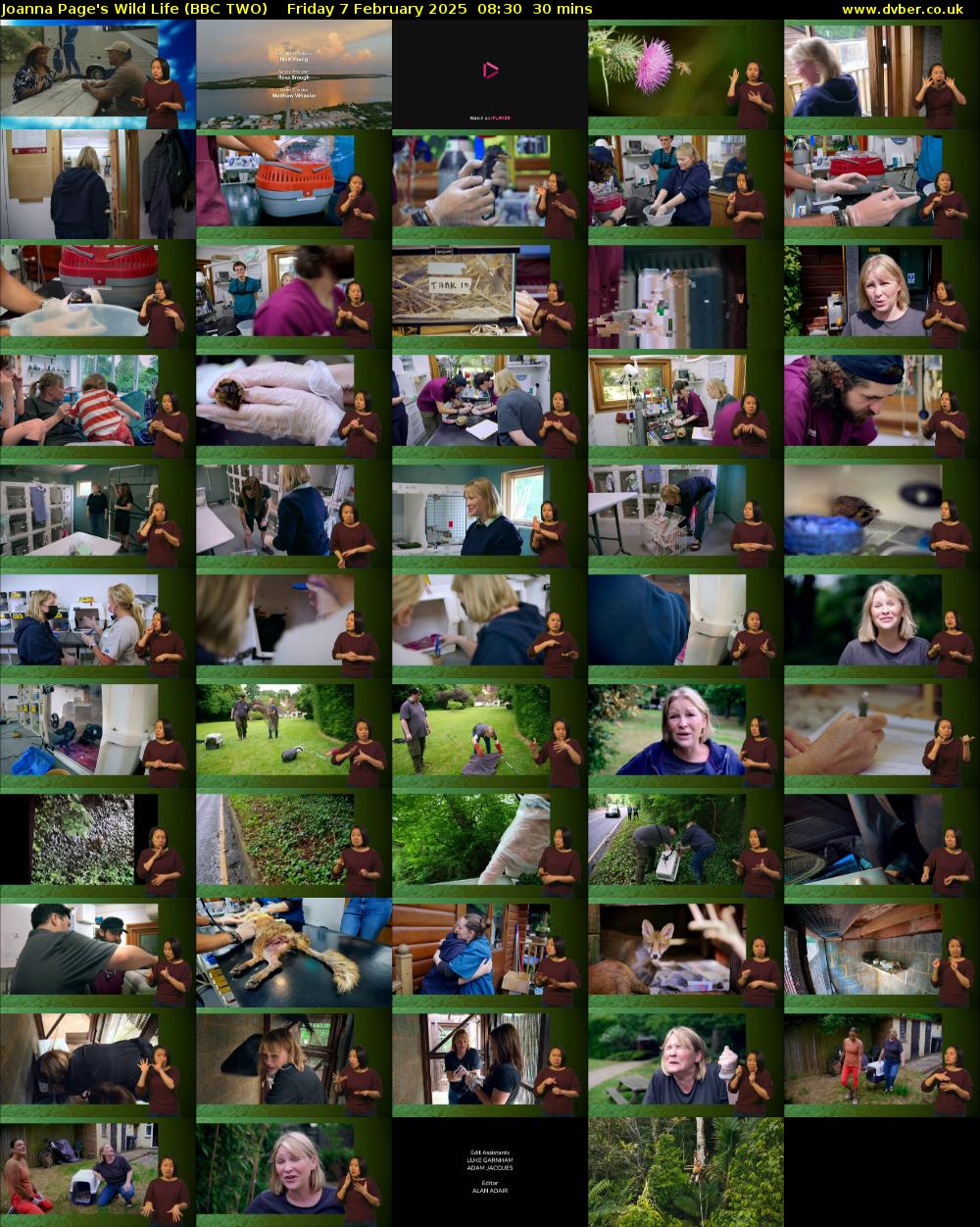 Joanna Page's Wild Life (BBC TWO) Friday 7 February 2025 08:30 - 09:00