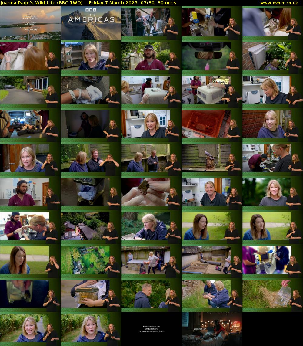 Joanna Page's Wild Life (BBC TWO) Friday 7 March 2025 07:30 - 08:00