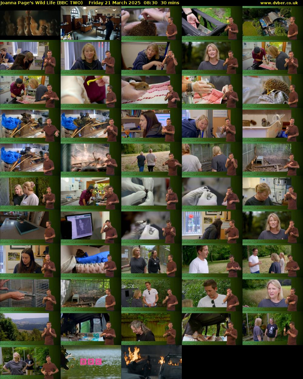 Joanna Page's Wild Life (BBC TWO) Friday 21 March 2025 08:30 - 09:00
