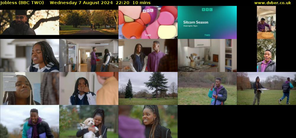 Jobless (BBC TWO) Wednesday 7 August 2024 22:20 - 22:30