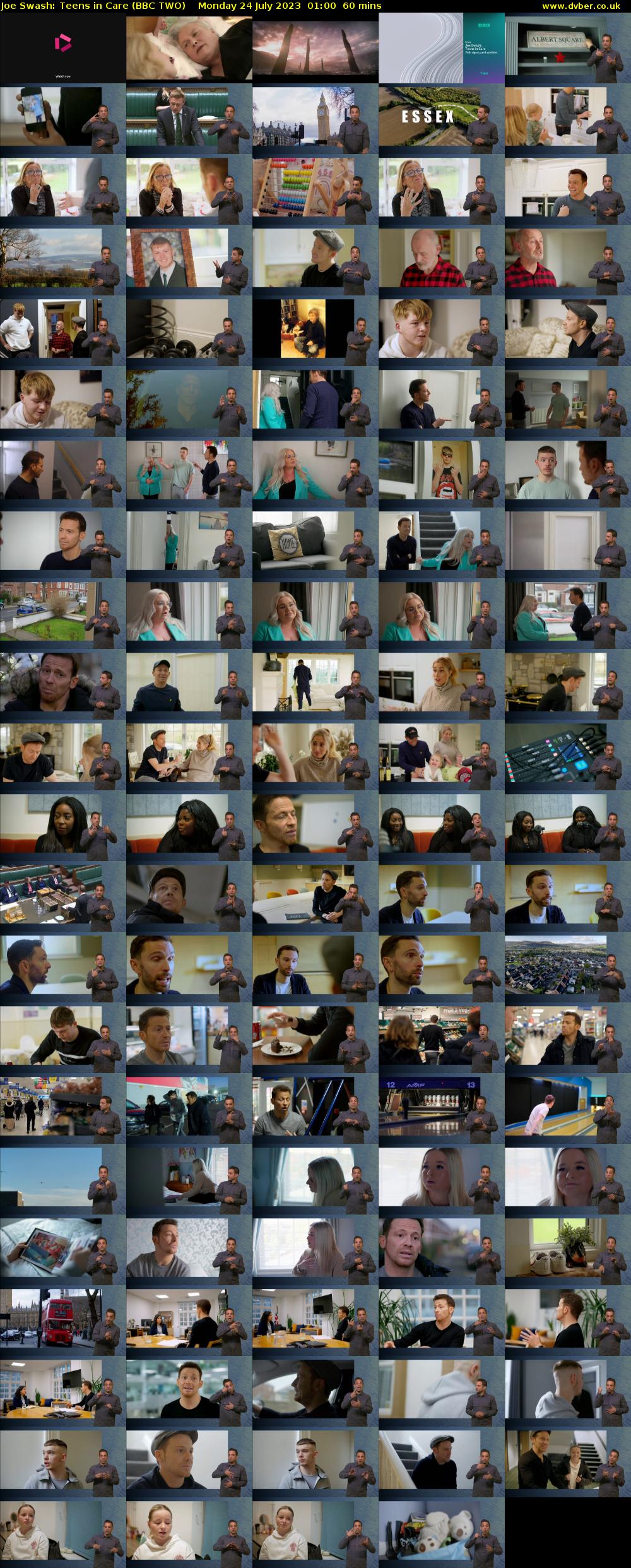 Joe Swash: Teens in Care (BBC TWO) Monday 24 July 2023 01:00 - 02:00