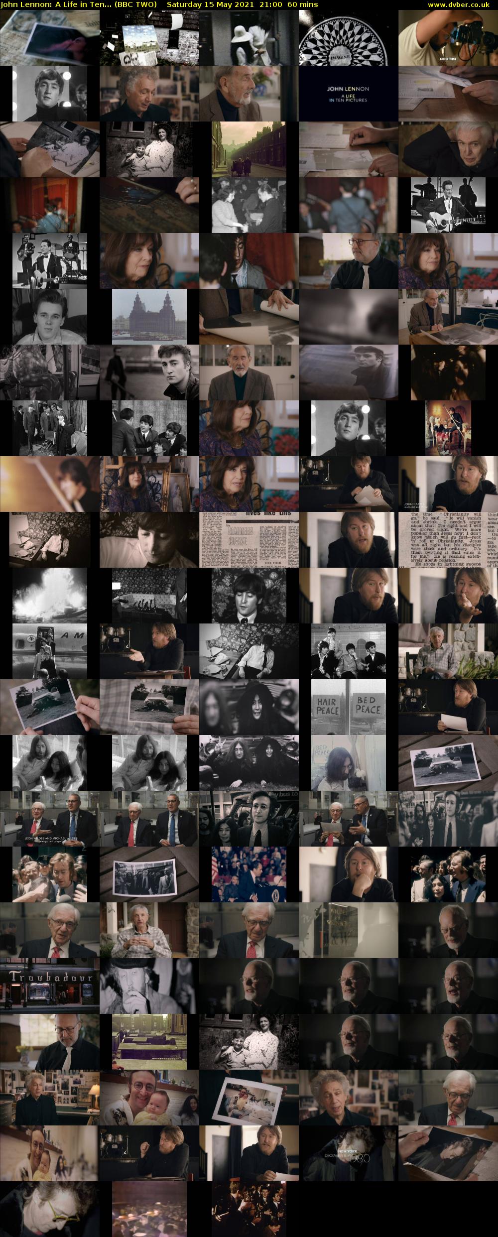 John Lennon: A Life in Ten... (BBC TWO) Saturday 15 May 2021 21:00 - 22:00