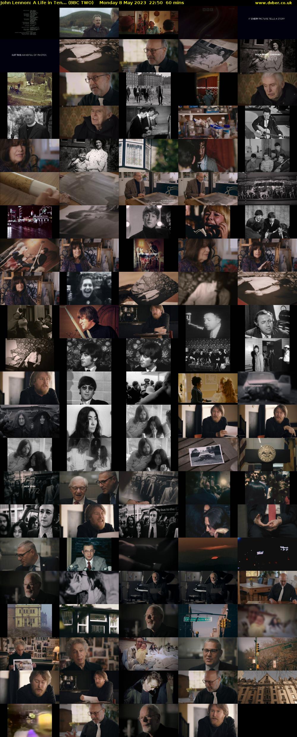John Lennon: A Life in Ten... (BBC TWO) Monday 8 May 2023 22:50 - 23:50