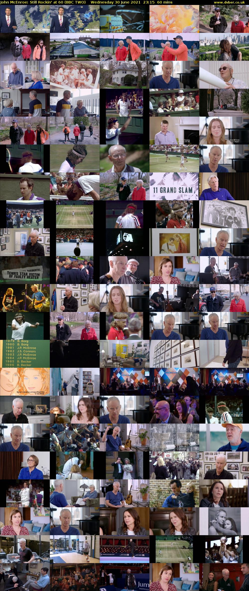 John McEnroe: Still Rockin' at 60 (BBC TWO) Wednesday 30 June 2021 23:15 - 00:15