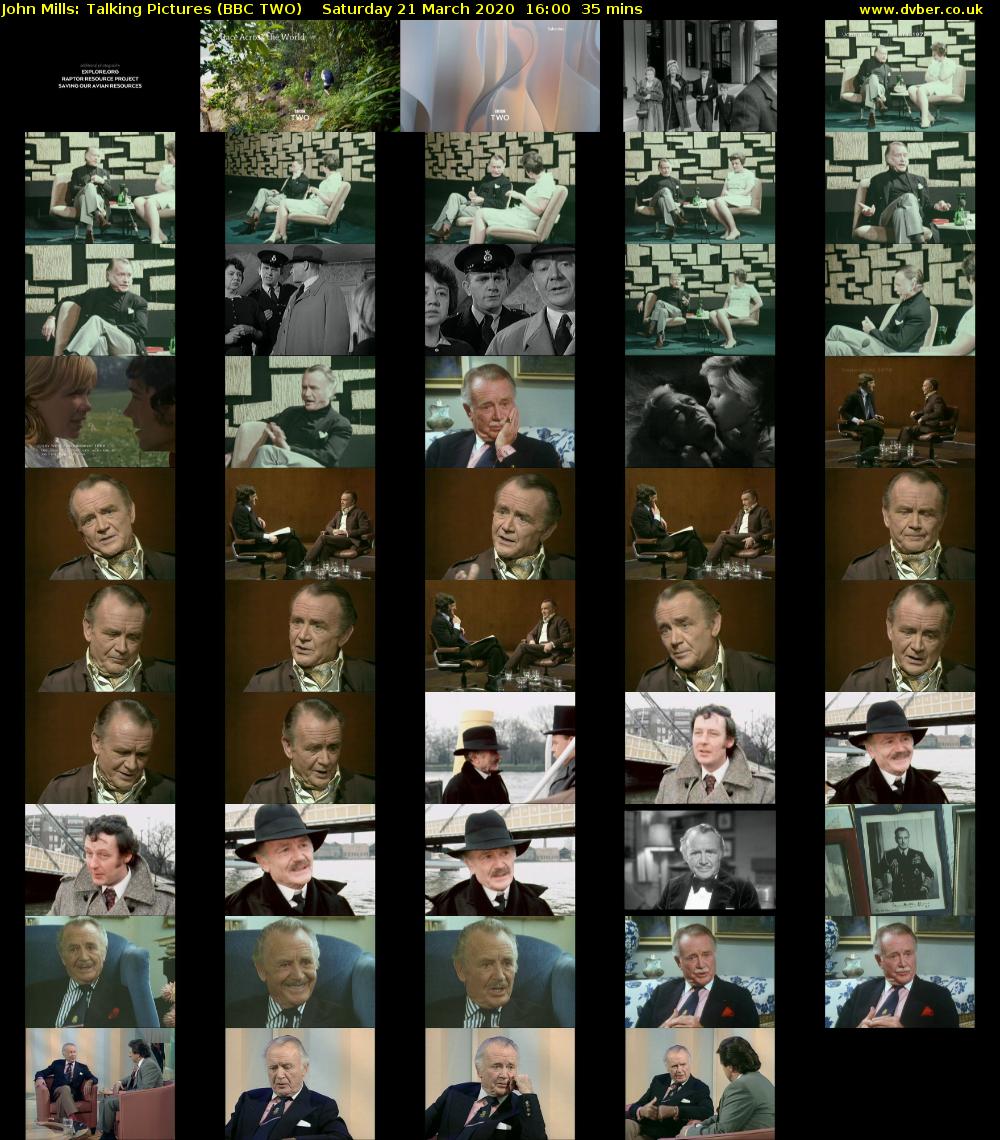 John Mills: Talking Pictures (BBC TWO) Saturday 21 March 2020 16:00 - 16:35