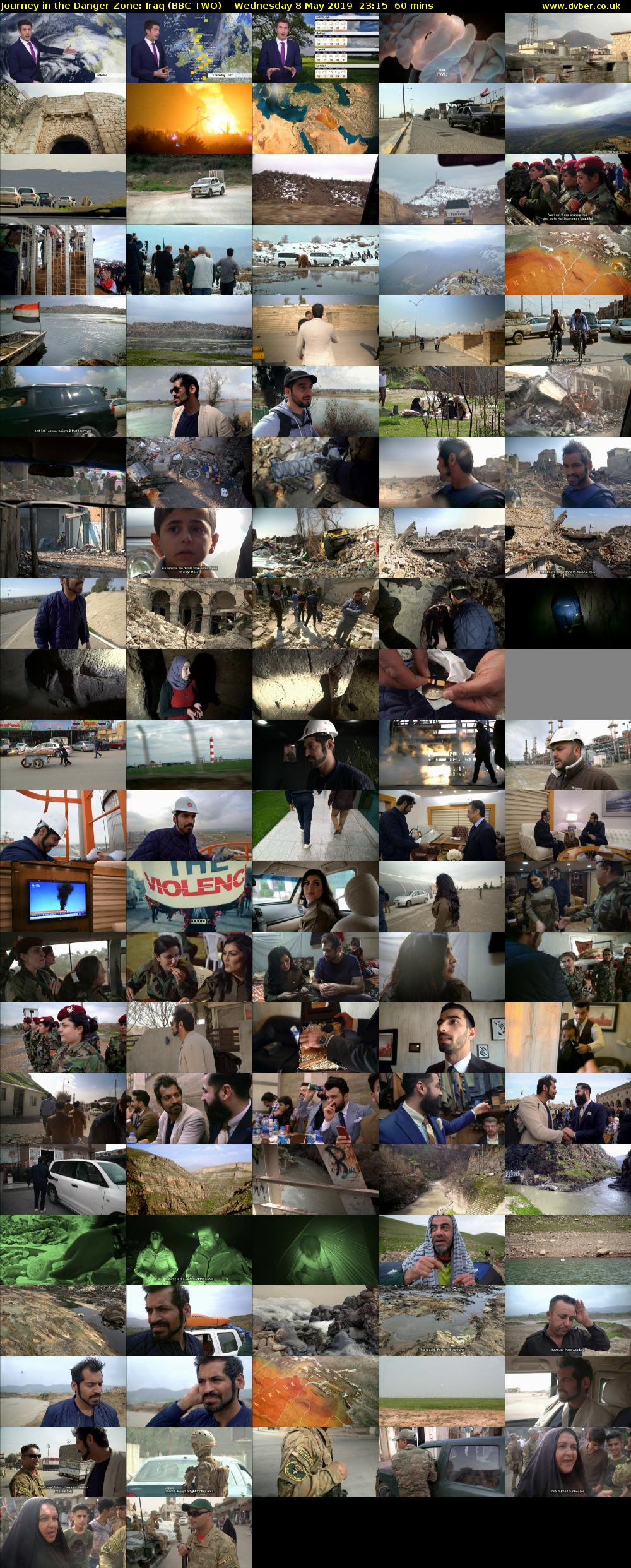 Journey in the Danger Zone: Iraq (BBC TWO) Wednesday 8 May 2019 23:15 - 00:15