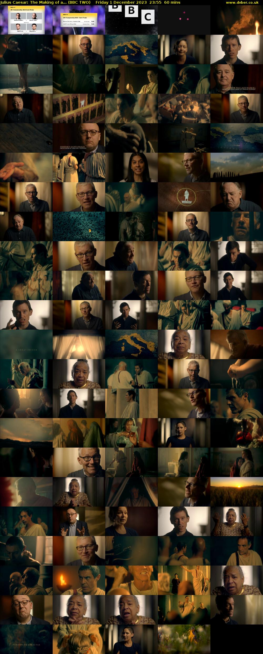 Julius Caesar: The Making of a... (BBC TWO) Friday 1 December 2023 23:55 - 00:55