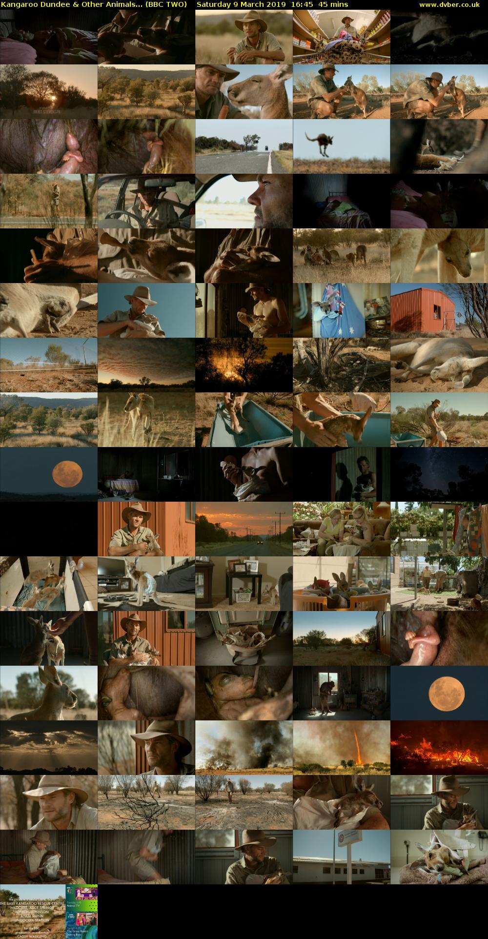 Kangaroo Dundee & Other Animals... (BBC TWO) Saturday 9 March 2019 16:45 - 17:30