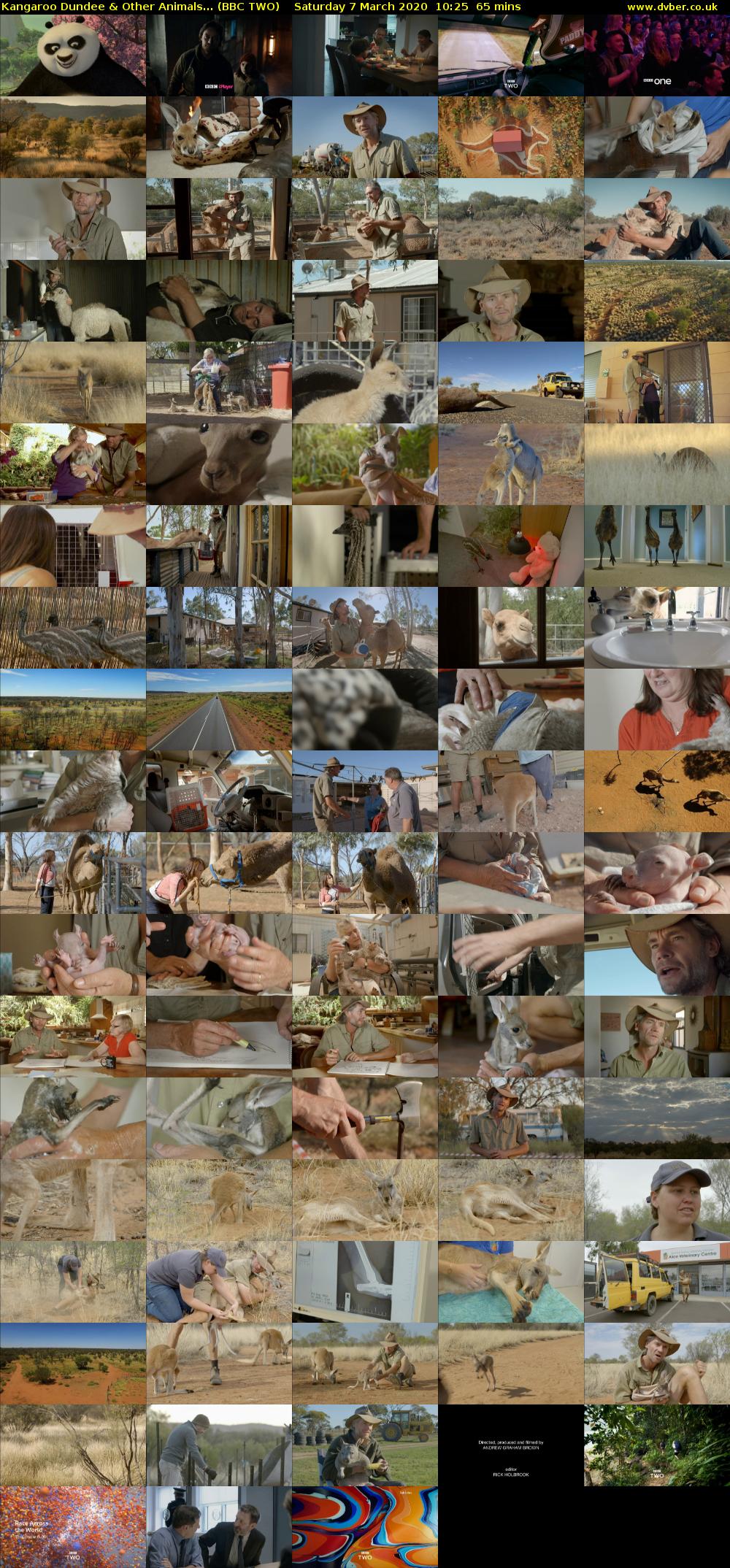 Kangaroo Dundee & Other Animals... (BBC TWO) Saturday 7 March 2020 10:25 - 11:30